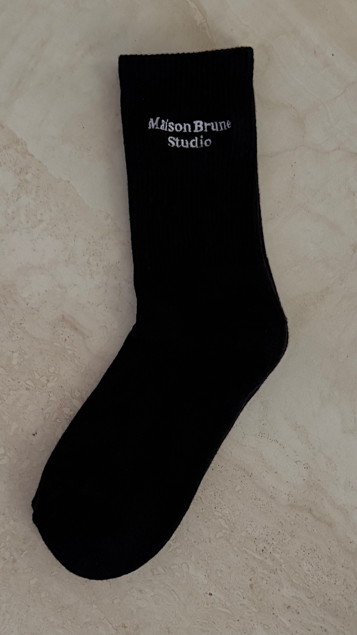 chaussettes brodées