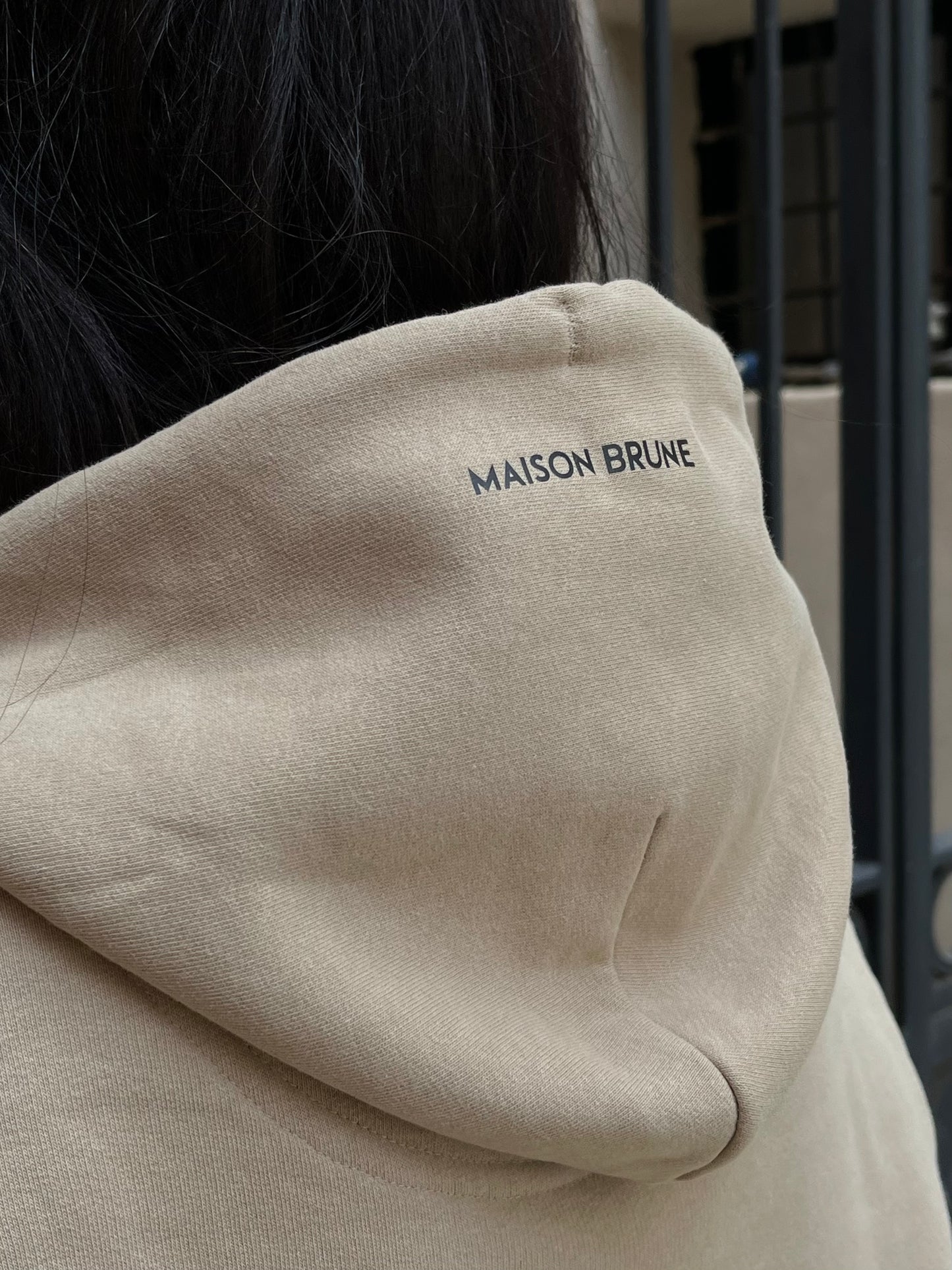 Sweat-shirt beige