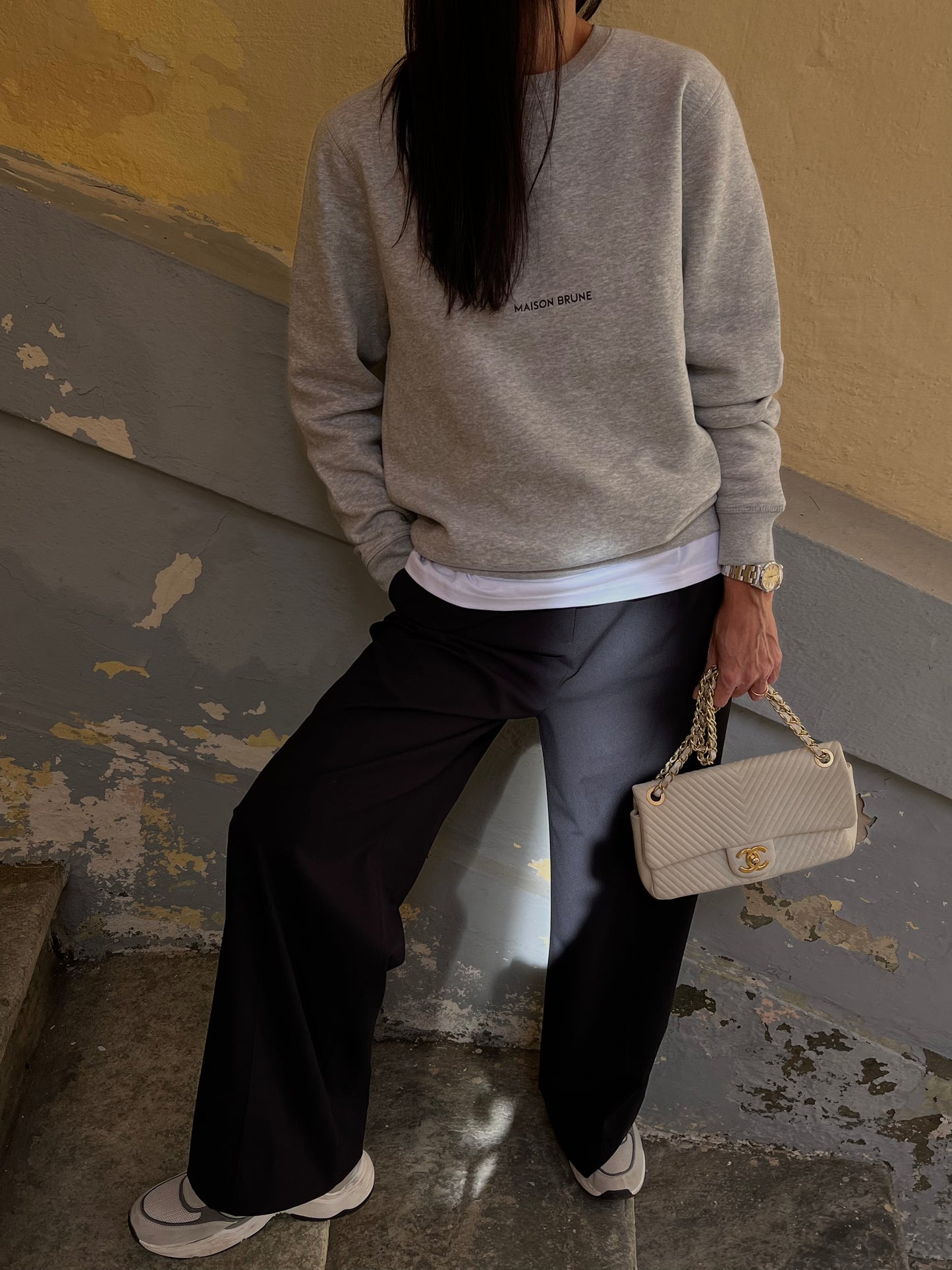 Sweat-shirt Maison Brune