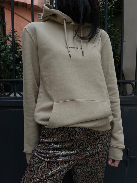 Sweat-shirt beige
